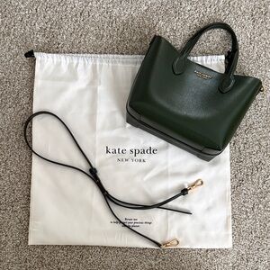 Gently Used Kate Spade Dark Green Handbag